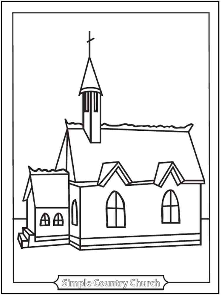 Download Church coloring pages. Download and print Church coloring ...