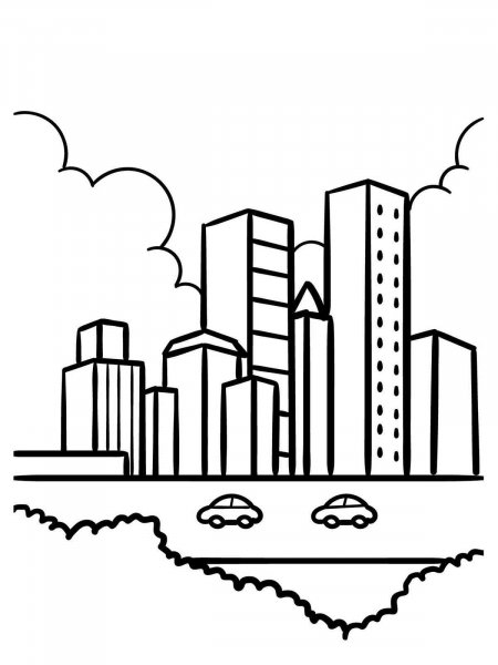 City coloring pages. Download and print City coloring pages.