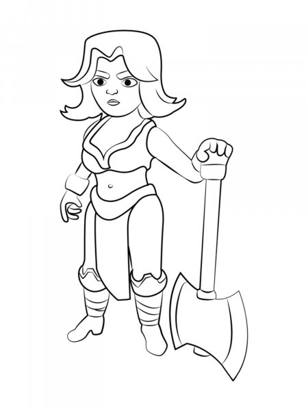 Clash Of Clans coloring pages