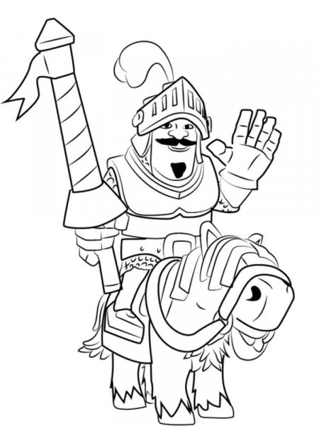 Clash Royale coloring pages