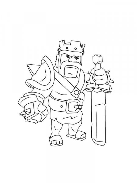 Clash Royale coloring pages