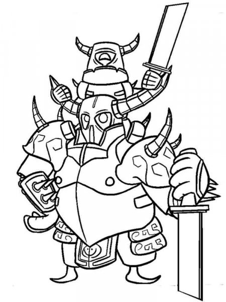 Clash Royale coloring pages