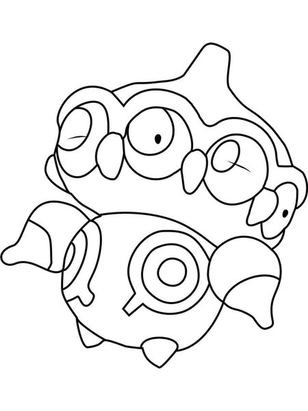 Pokemon Claydol coloring pages - Free Printable