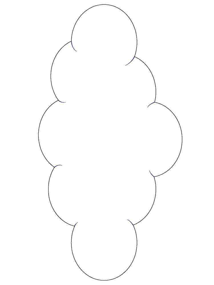Cloud coloring pages. Download and print Cloud coloring pages.