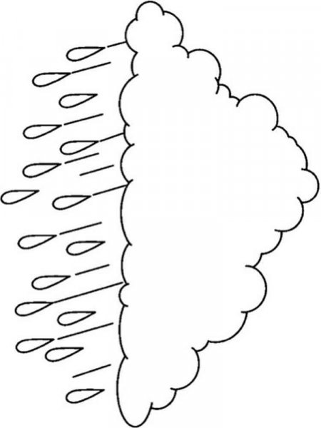 Cloud coloring pages