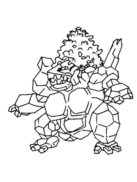 Pokemon Coalossal coloring pages - Free Printable