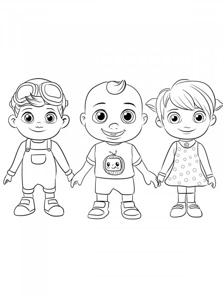 Cocomelon coloring pages