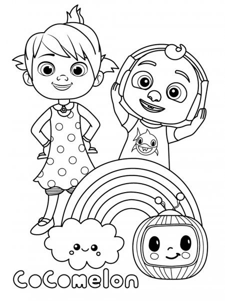 Cocomelon coloring pages