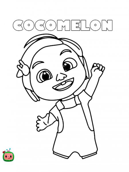 Cocomelon coloring pages