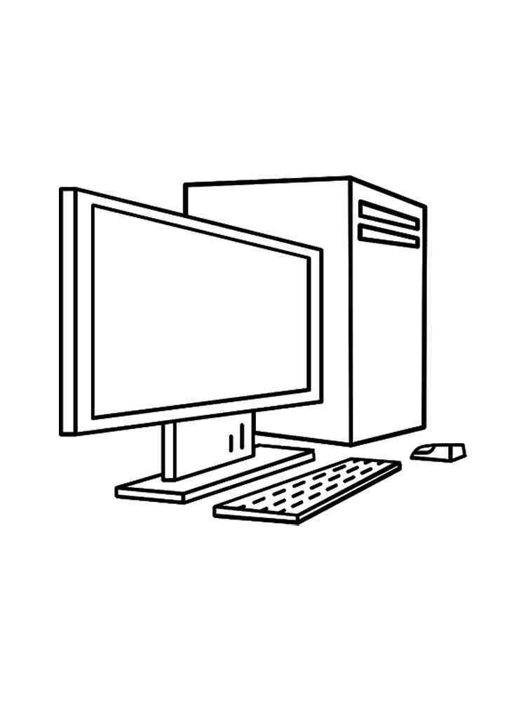 Download Computer coloring pages. Download and print Computer ...
