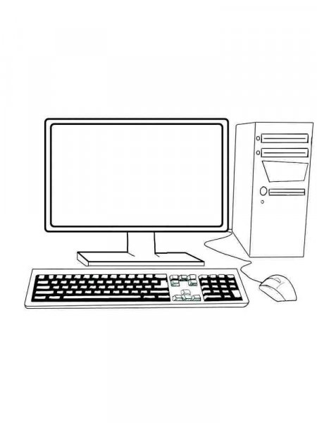 Computer coloring pages