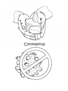 Coronavirus Coloringpages 1