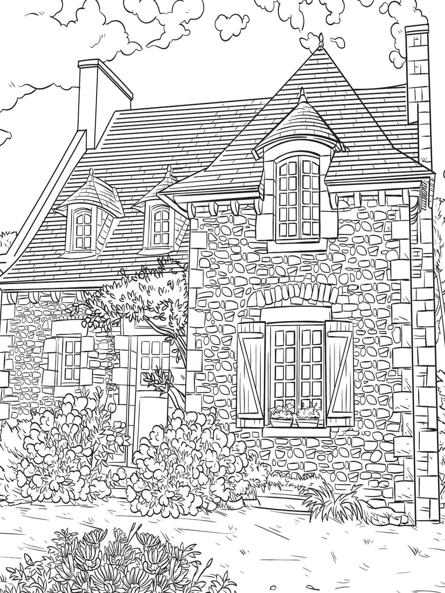 Free Cottagecore coloring pages. Download and print Cottagecore ...