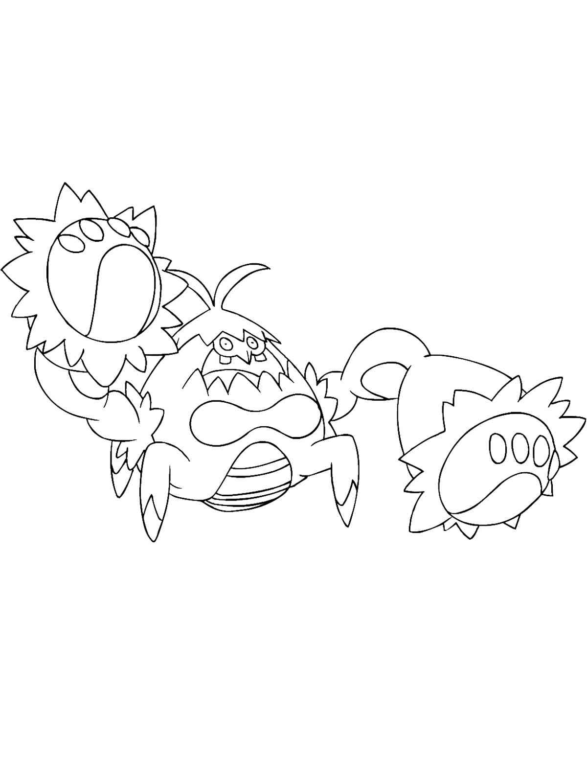 crabrawler coloring pages for kids pokemon