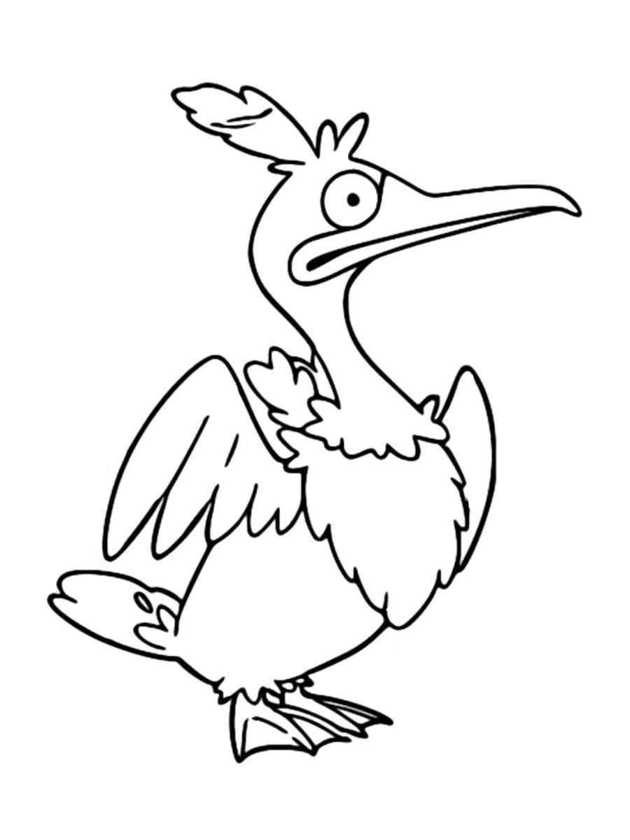 Cramorant Pokemon coloring pages - Free Printable