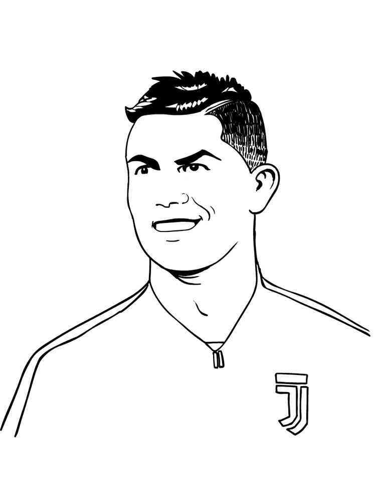 Cristiano Ronaldo coloring pages. Download and print Cristiano Ronaldo