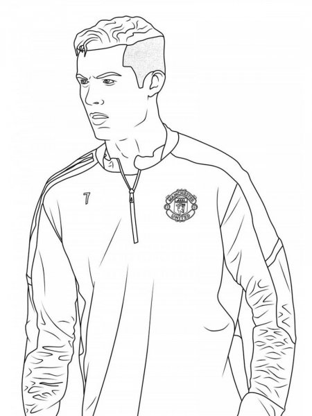 Cristiano Ronaldo coloring pages