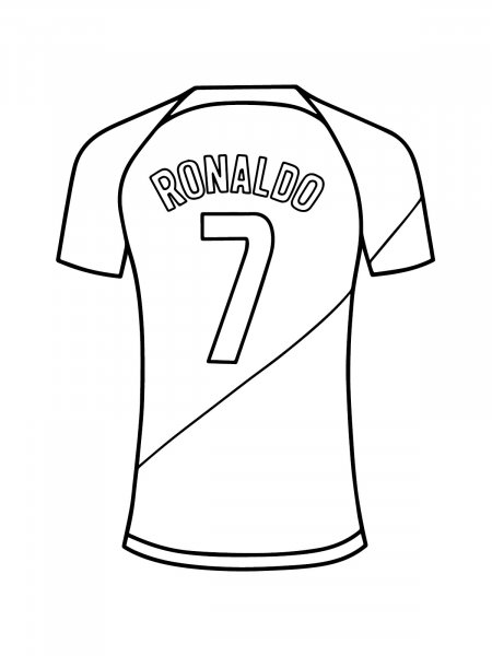 Cristiano Ronaldo coloring pages