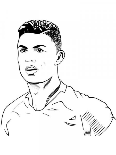 Cristiano Ronaldo coloring pages