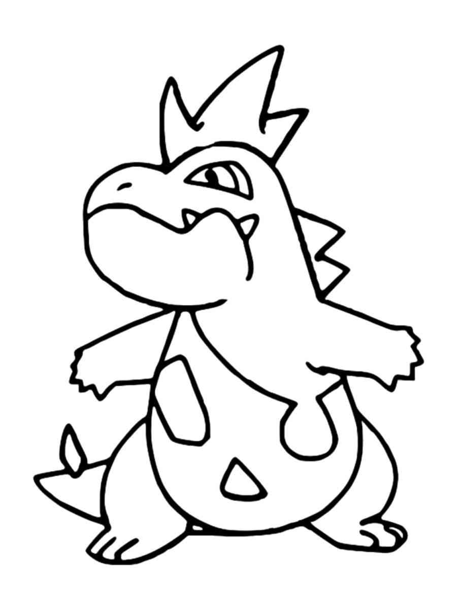 cranidos coloring page template pokemon