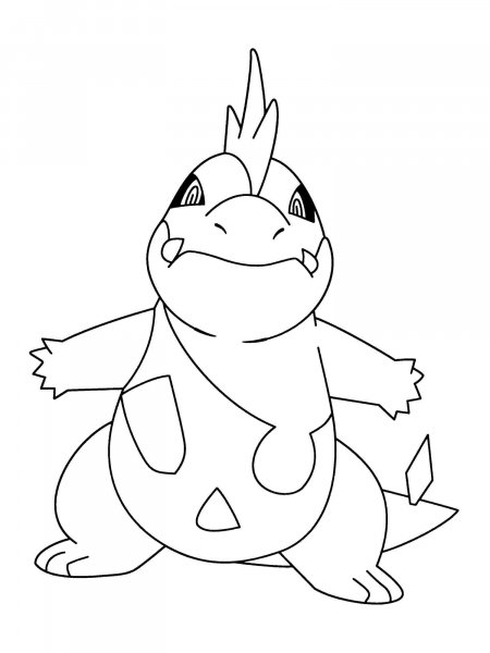 croconaw coloring pages printable pokemon