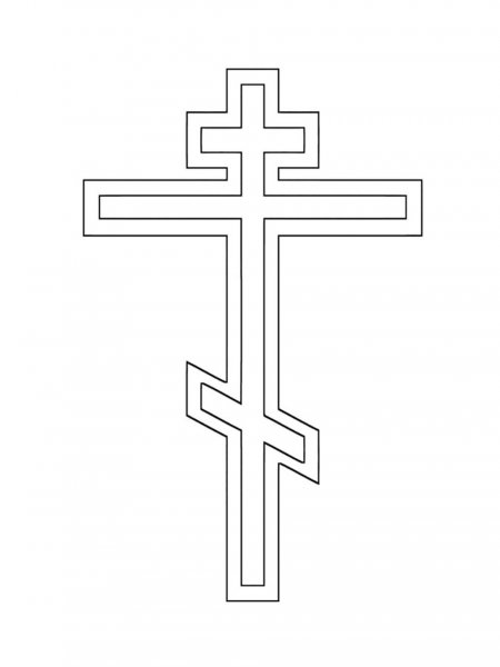 Cross Coloring Pages