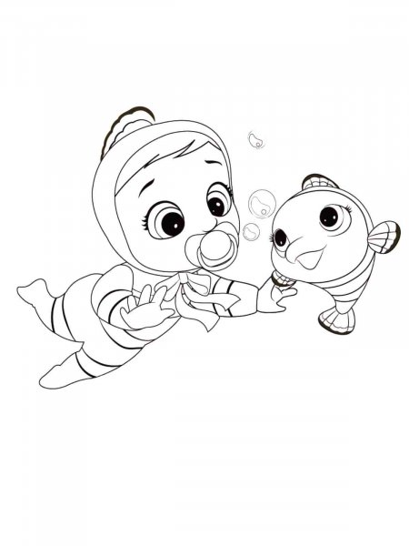 Cry Babies coloring pages