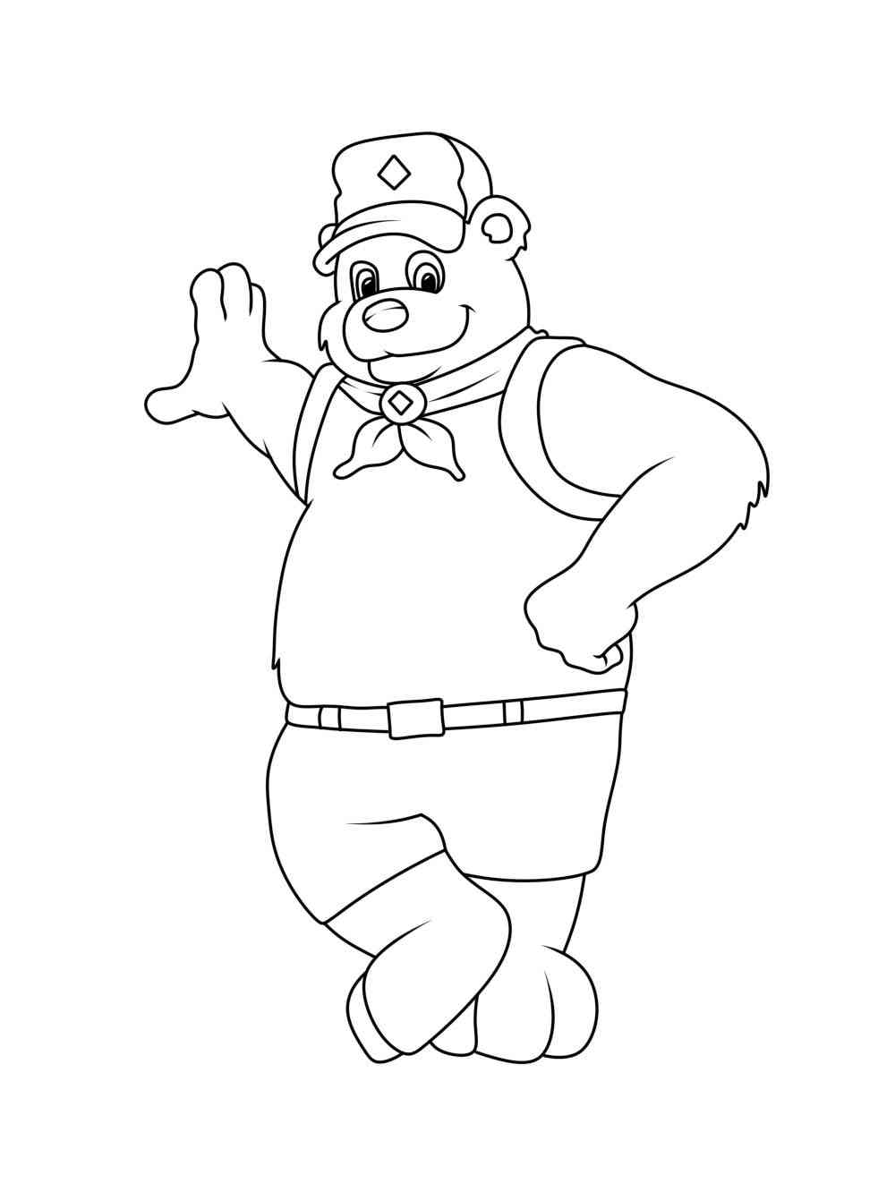 Cub Scout coloring page - Free printable