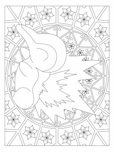 Pokemon Cyndaquil coloring pages - Free Printable