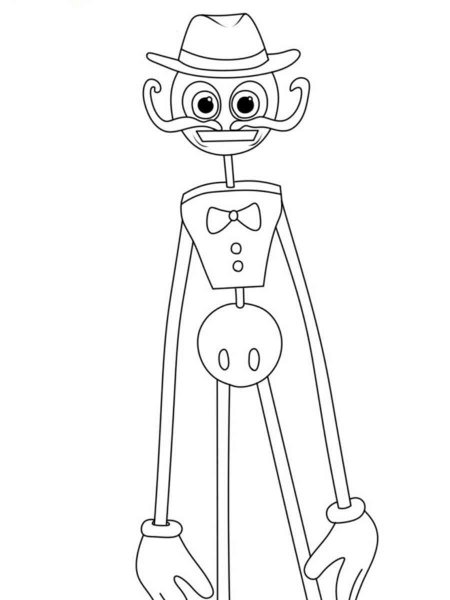 Daddy Long Legs coloring pages