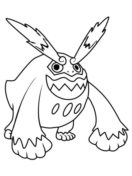 Darmanitan Pokemon coloring pages - Free Printable