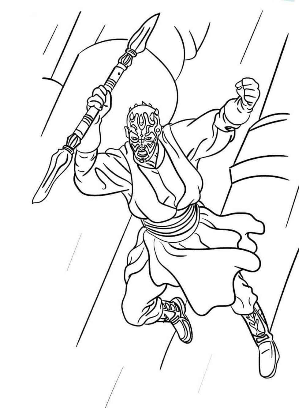 Darth Maul coloring pages