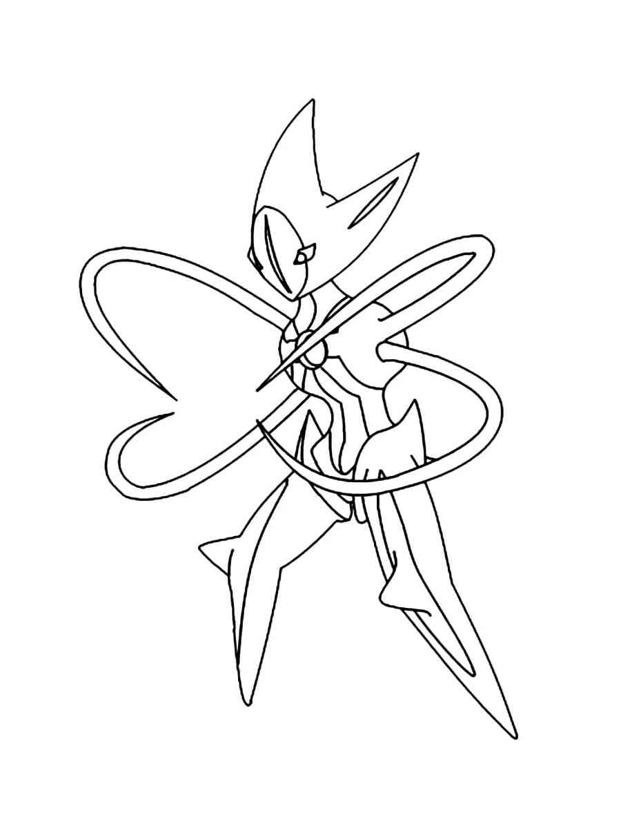 Pokemon Mega Deoxys Coloring Pages Coloring Pages | The Best Porn Website