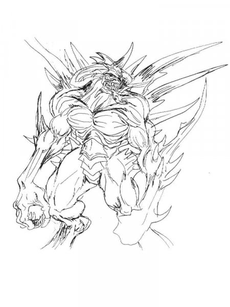 Diablo coloring pages