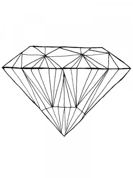 Diamond coloring pages