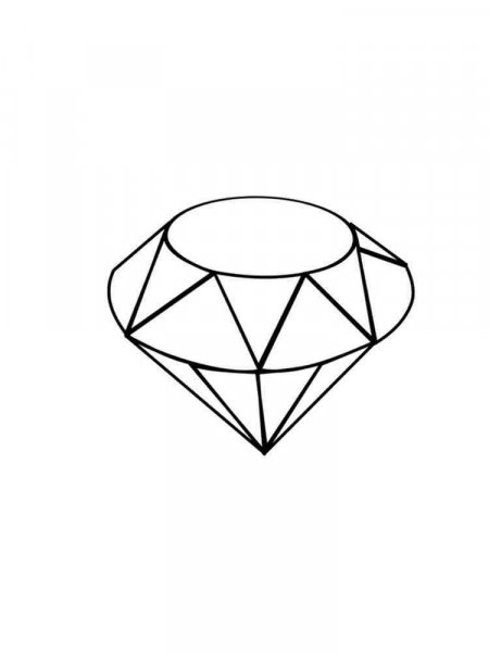 Diamond coloring pages