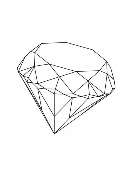 Diamond coloring pages