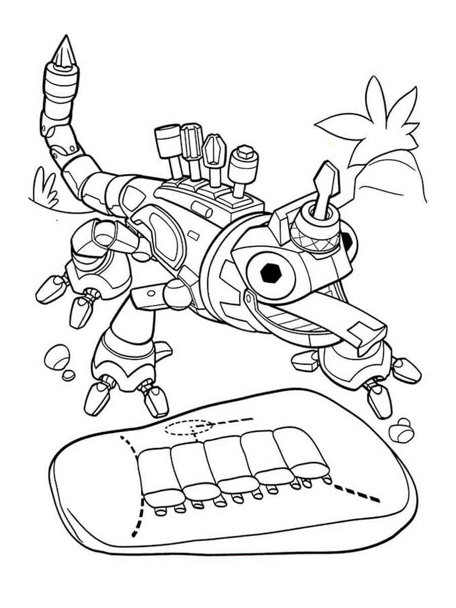 Dinotrux coloring pages