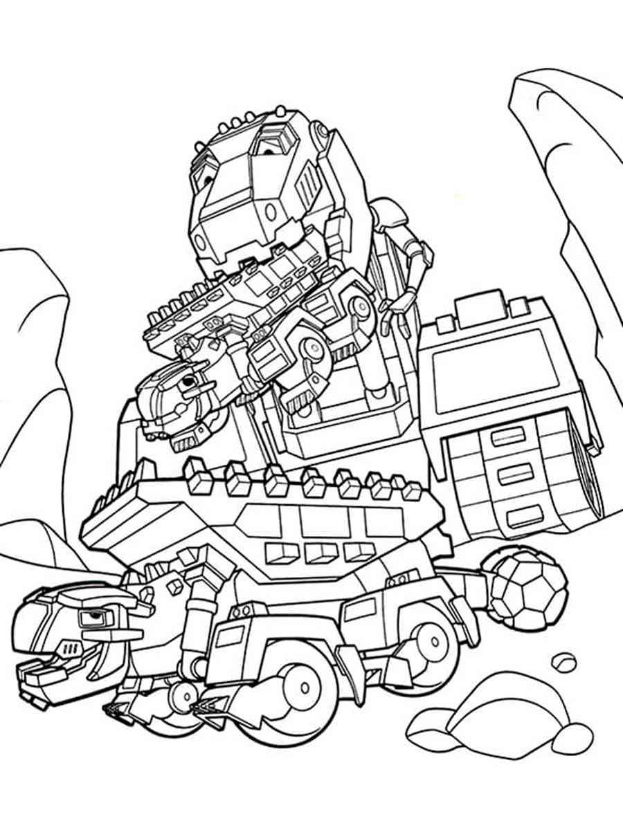 Dinotrux coloring pages