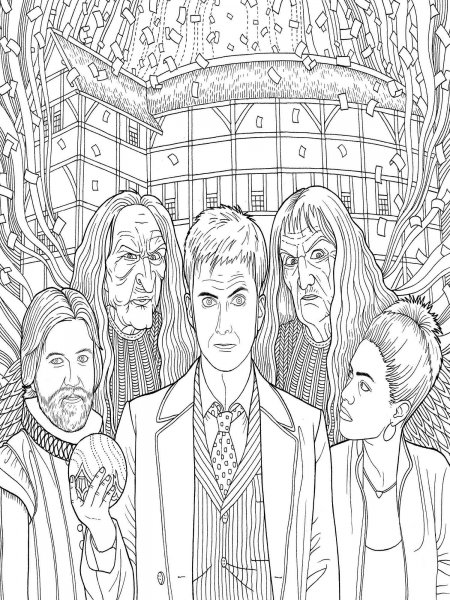 Doctor Who coloring page - Free printable