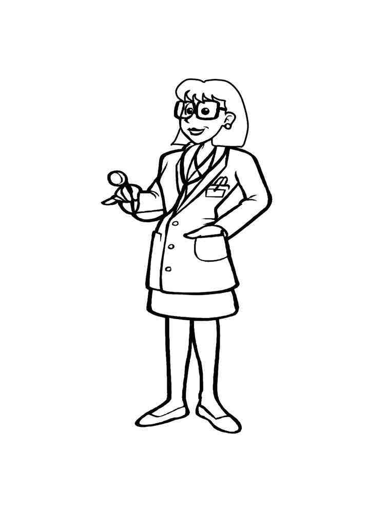 Doctor coloring pages. Download and print Doctor coloring pages