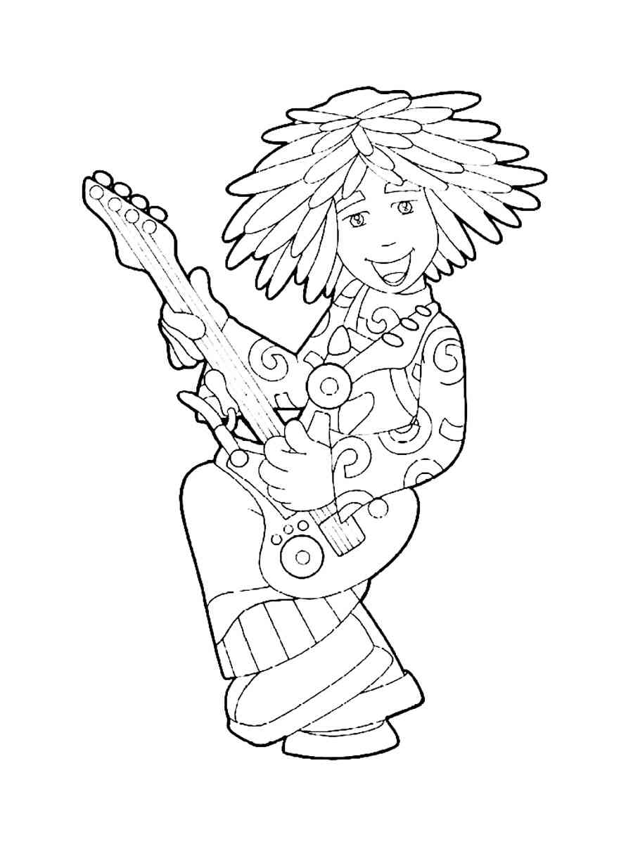 coloring pages cosmo lava the doodlebops