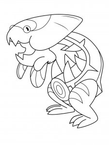 Dracovish Pokemon Coloring Pages - Free Printable