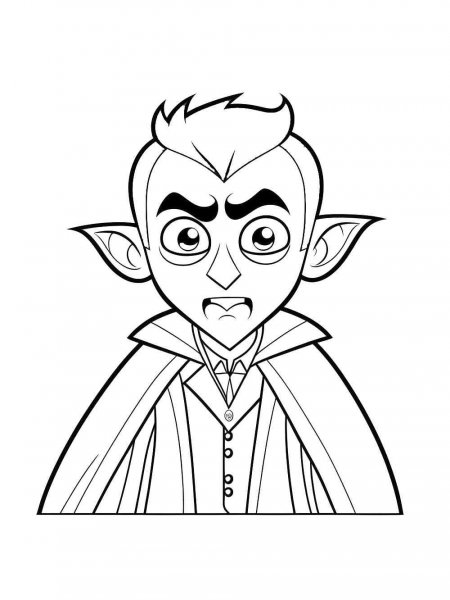 Dracula coloring pages