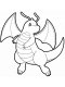 Pokemon Dragonite coloring pages - Free Printable