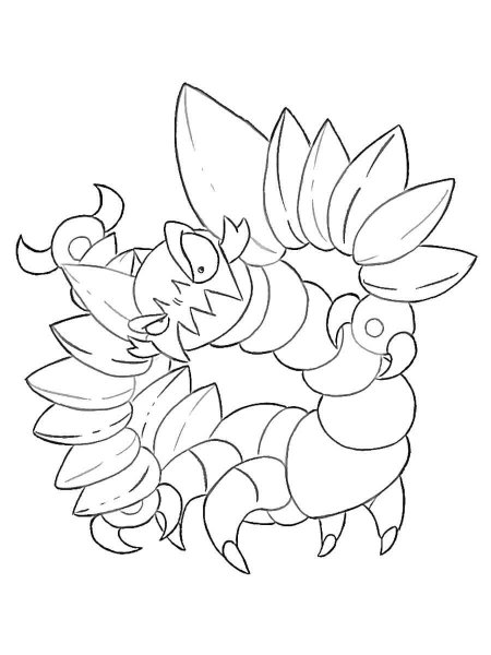 drapion coloring page pdf pokemon