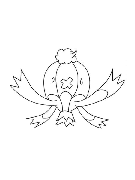 drifblim coloring page printable pokemon