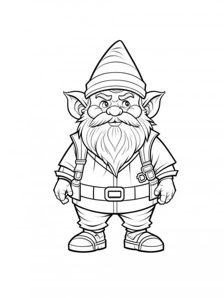 Dwarf coloring pages