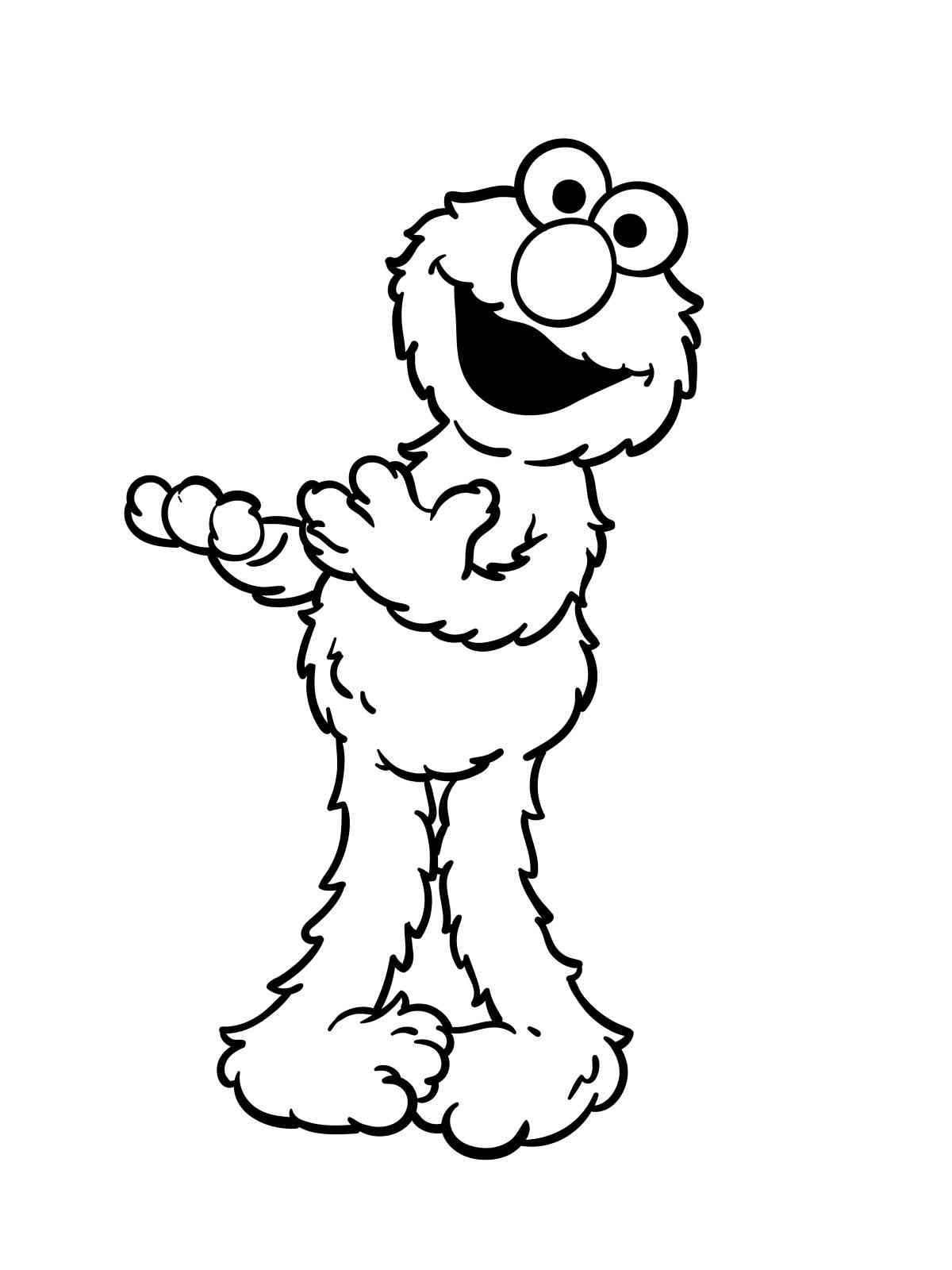 baby elmo printable coloring pages