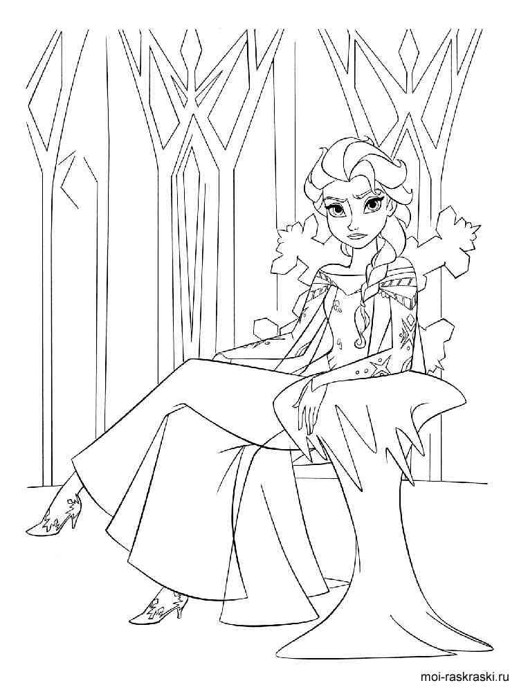 Download Elsa coloring pages. Download and print Elsa coloring pages